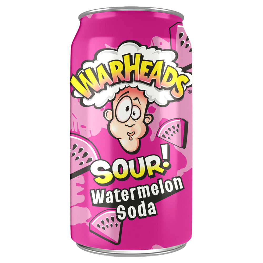 Warheads Sour Watermelon Soda 12 x 355ml Cans