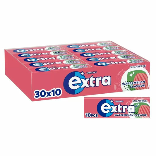 Extra Watermelon Flavour Sugar Free Chewing Gum 10 Pieces
