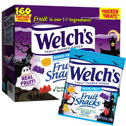 Halloween Welch's Fruit Snacks 160 Pouches