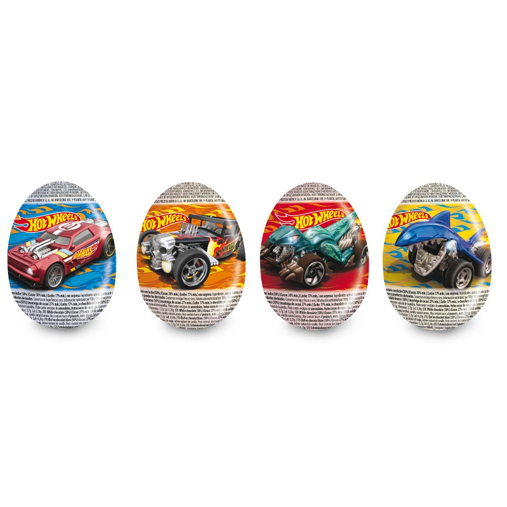 Hot Wheels Surprise Eggs 20g(Pack of 24)