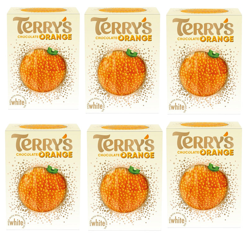 Terry’s Chocolate Orange White Ball 145g – (6 & 12 Boxes)