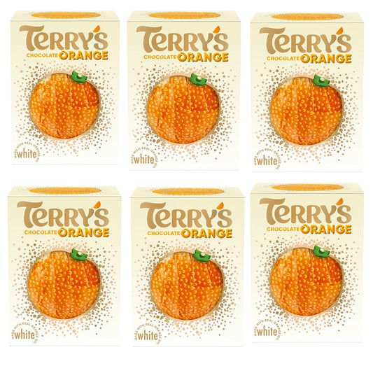 Terry’s Chocolate Orange White Ball 145g – (6 & 12 Boxes)