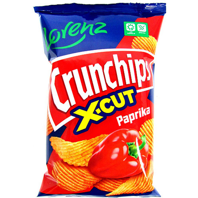 Lorenz Crunchips X-Cut Paprika 75g (6 & 12 Packs)