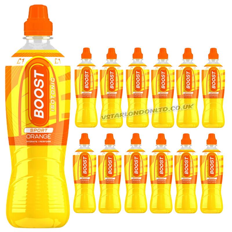 Boost Sport Isotonic Drinks 500ml PMP Mixed Flavours (Box of 12 Bottles)
