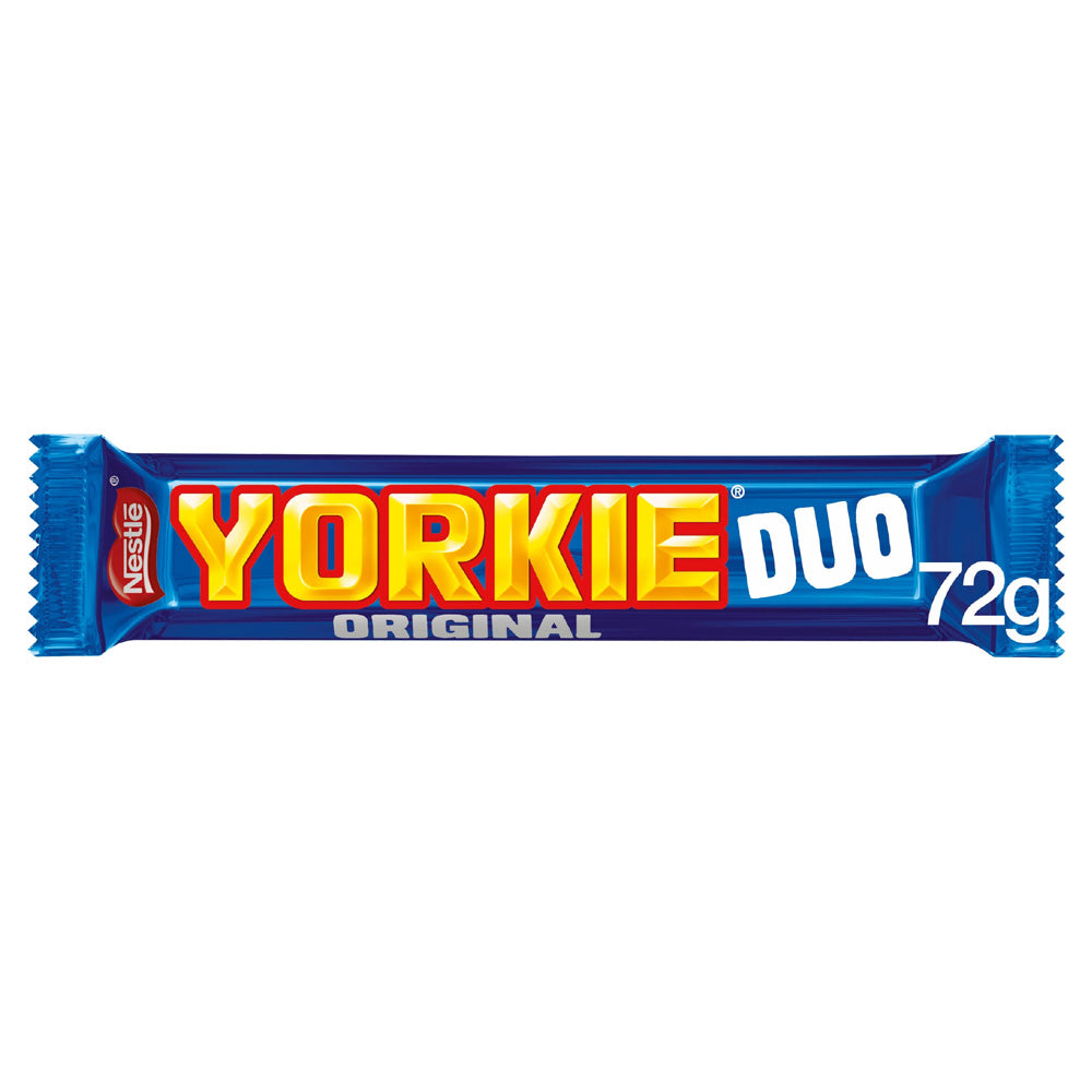 Yorkie Milk Chocolate Duo Bar 72g (Box Of 24)