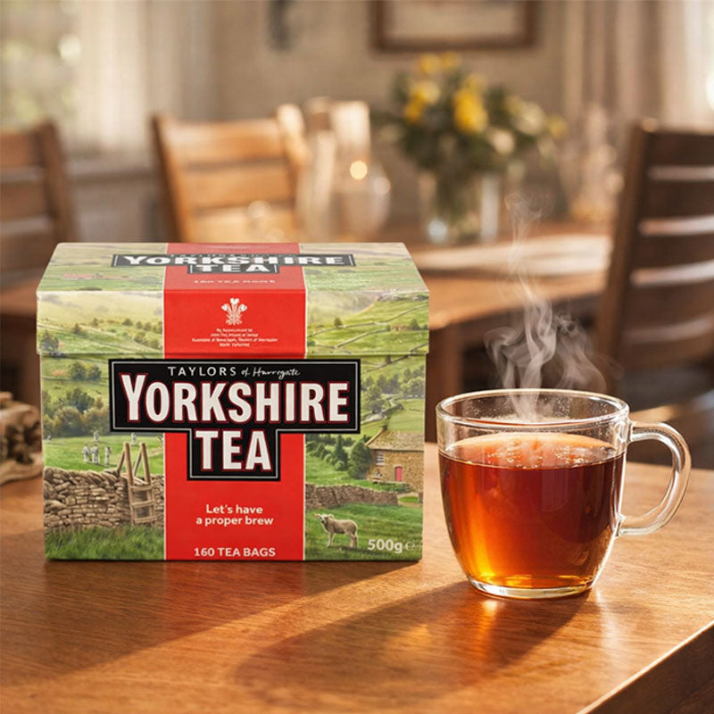 Yorkshire Tea Original Black Tea Bags – Premium Strong English Tea (Box of 160 Bags)