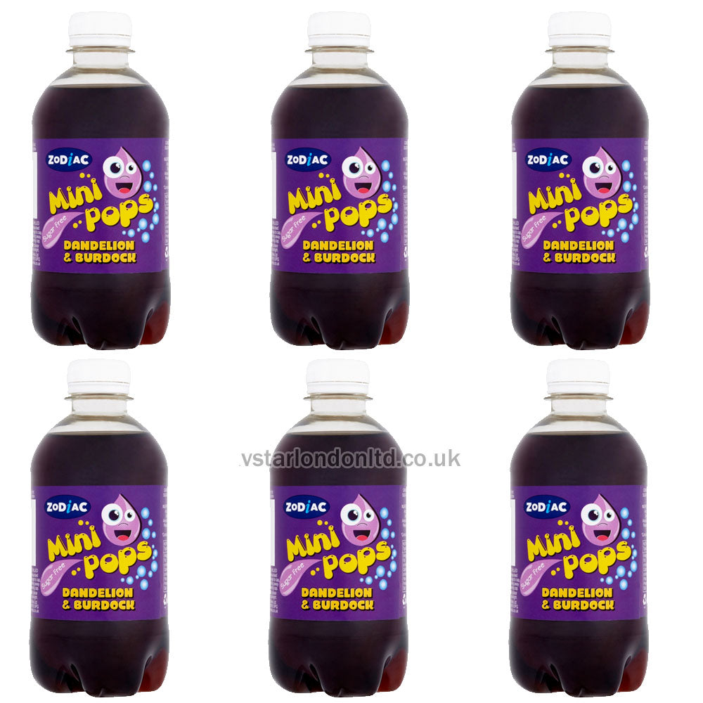 Zodiac Mini Pops 330ml Fizzy Drink – 6 Pack (Multiple Flavours Available)