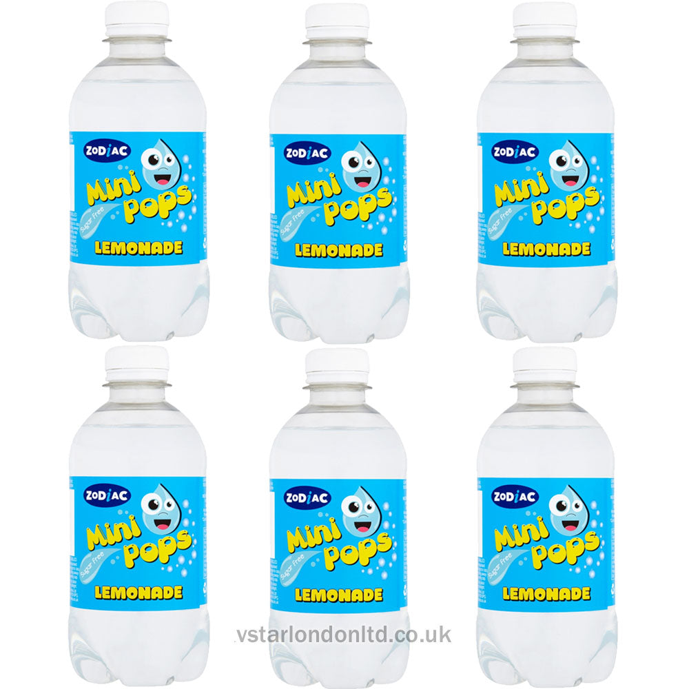 Zodiac Mini Pops 330ml Fizzy Drink – 6 Pack (Multiple Flavours Available)